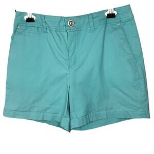 Tribal Jeans Blue Cotton Blend Shorts Women's 4